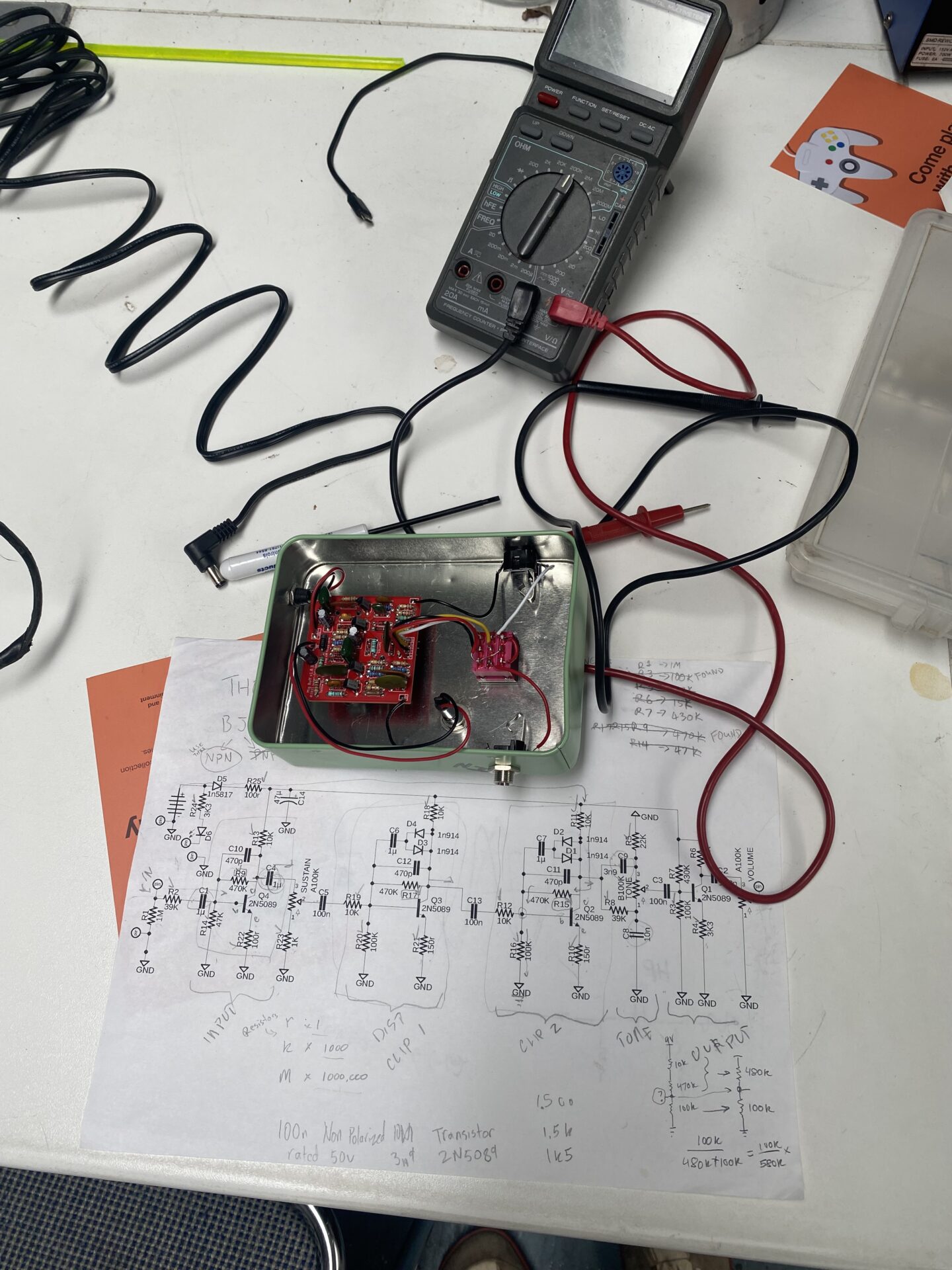 Guitar Pedal Workshop at Noisebridge Nov. 29