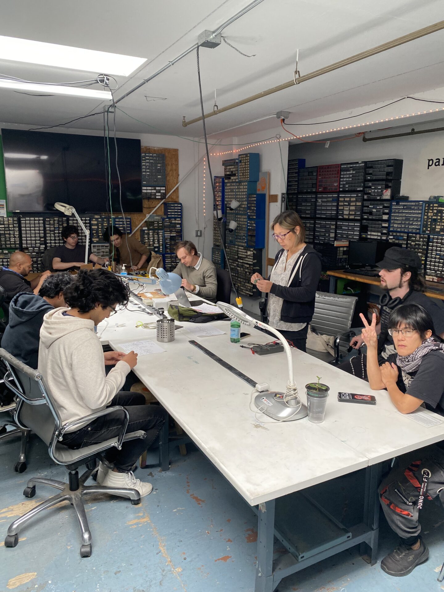 Pedal Building at Noisebridge